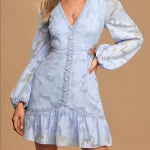 Lulus lace cutout dress